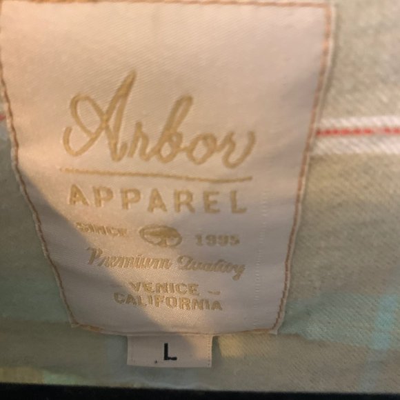 Light Green Arbor Flannel - Picture 3 of 3